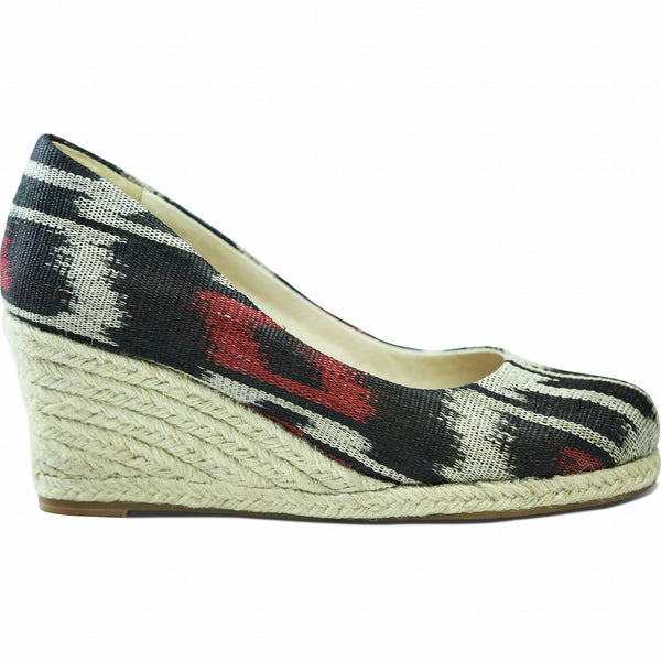 Carmen Wedge Raven/Red for Women
