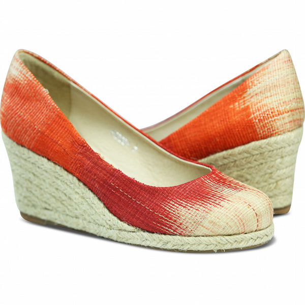 Carmen Wedge Coral/Crimson for Women