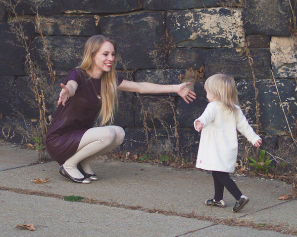 Emma Flats Gunmetal and Gold for Women