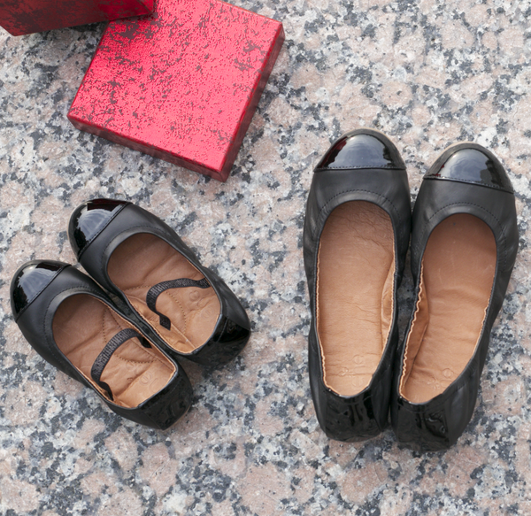 Emma Flats Jet Black for Women