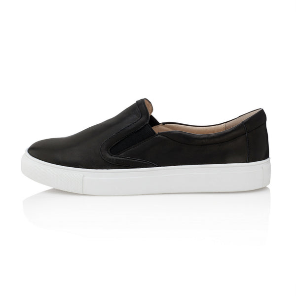 Joyce slip-on sneakers for women in jet black.  Matching shoes for women and kids (mommy and me).