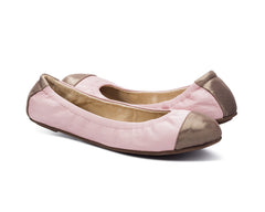 Emma Flats Pink and Taupe for Women