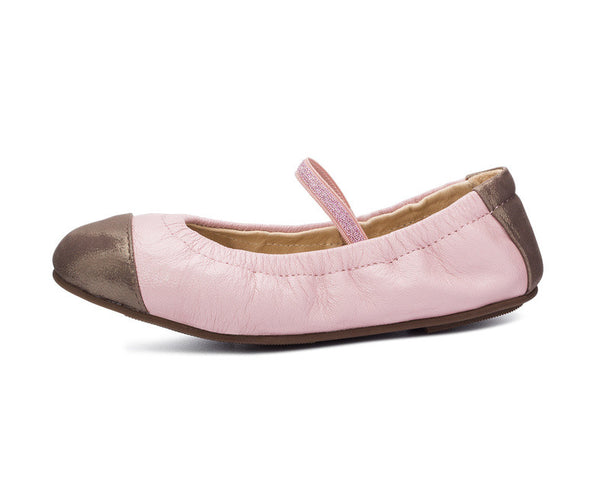 Emma Flats Pink and Taupe for Girls