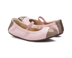 Emma Flats Pink and Taupe for Girls