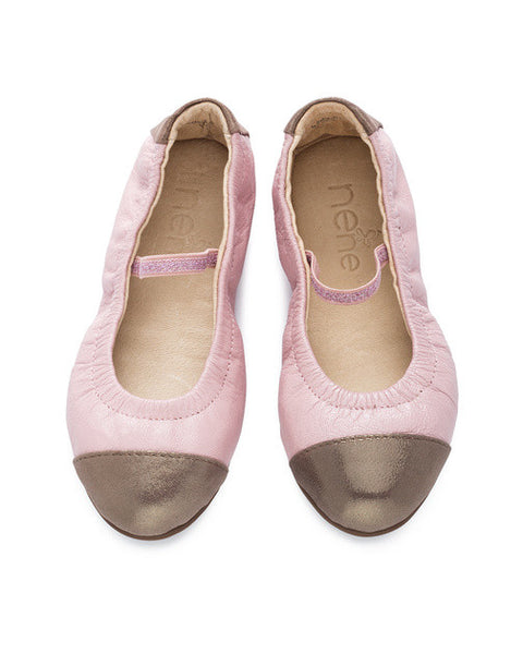 Emma Flats Pink and Taupe for Girls