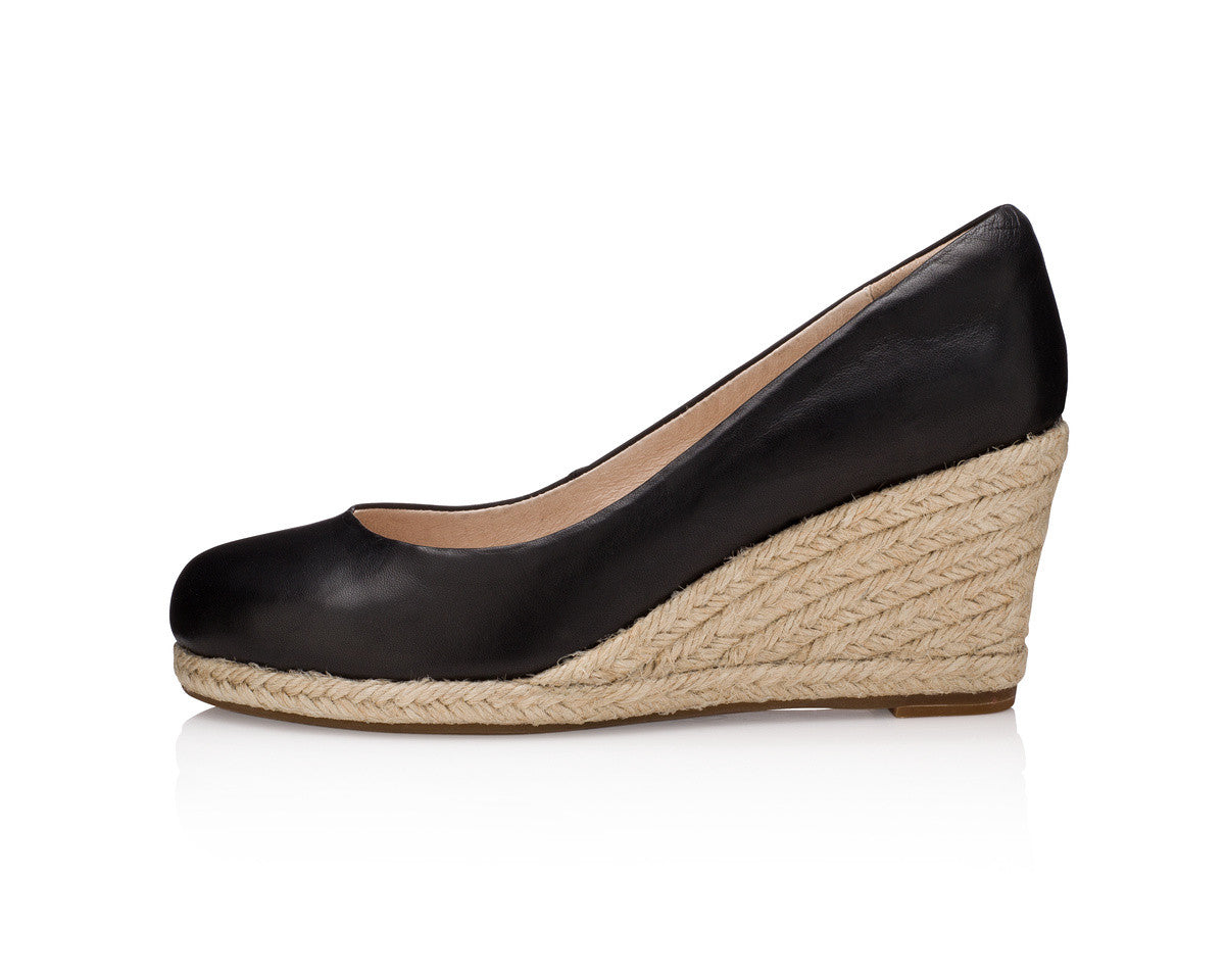 Carmen Wedge Jet Black for Women