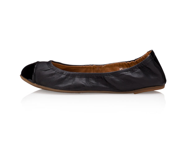 Emma Flats Jet Black for Women